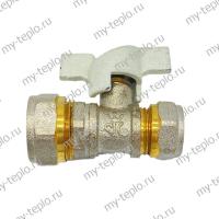 МПЛ Кран шаровый 16х20 (бабочка) STC-FARO 007-0663