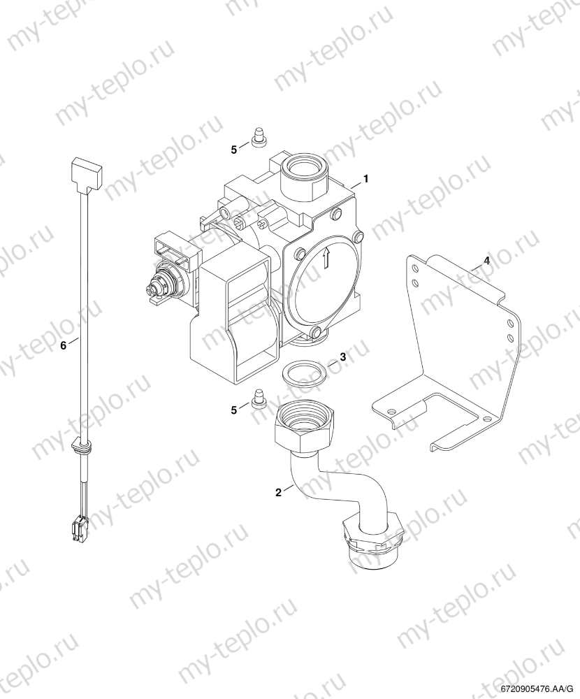 Запчасти для Buderus Logamax U042-24K: схема Запчасти Buderus Logamax U042-24K купить в Кыштыме