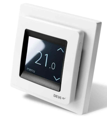 Терморегулятор DEVIreg Touch (цвет Pure White) (140F1064) Терморегулятор DEVIreg Touch (цвет Pure White) (140F1064)