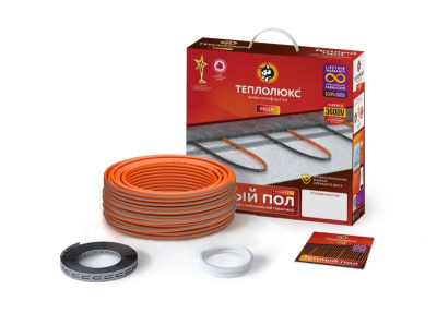 Греющий кабель Теплолюкс ProfiRoll 270 (270 Вт, 15,5 м, до 1,8 кв. м) (2206144)
