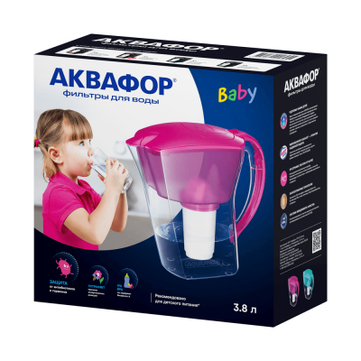 Фильтр-кувшин Аквафор Baby модель Р81А8F (цикламен) (516038)